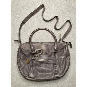 Sissirossi Bag Brown Leather Satchel Crossbody Shoulder Handbag Purse Italy